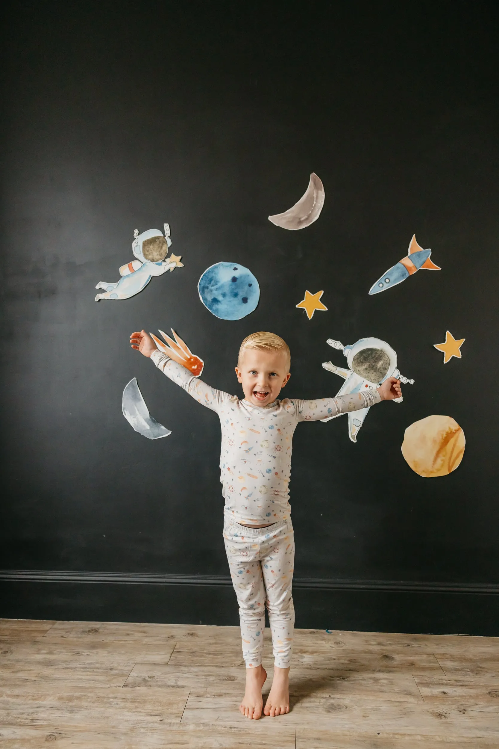 2pc Long Sleeve Pajama Set - Cosmos