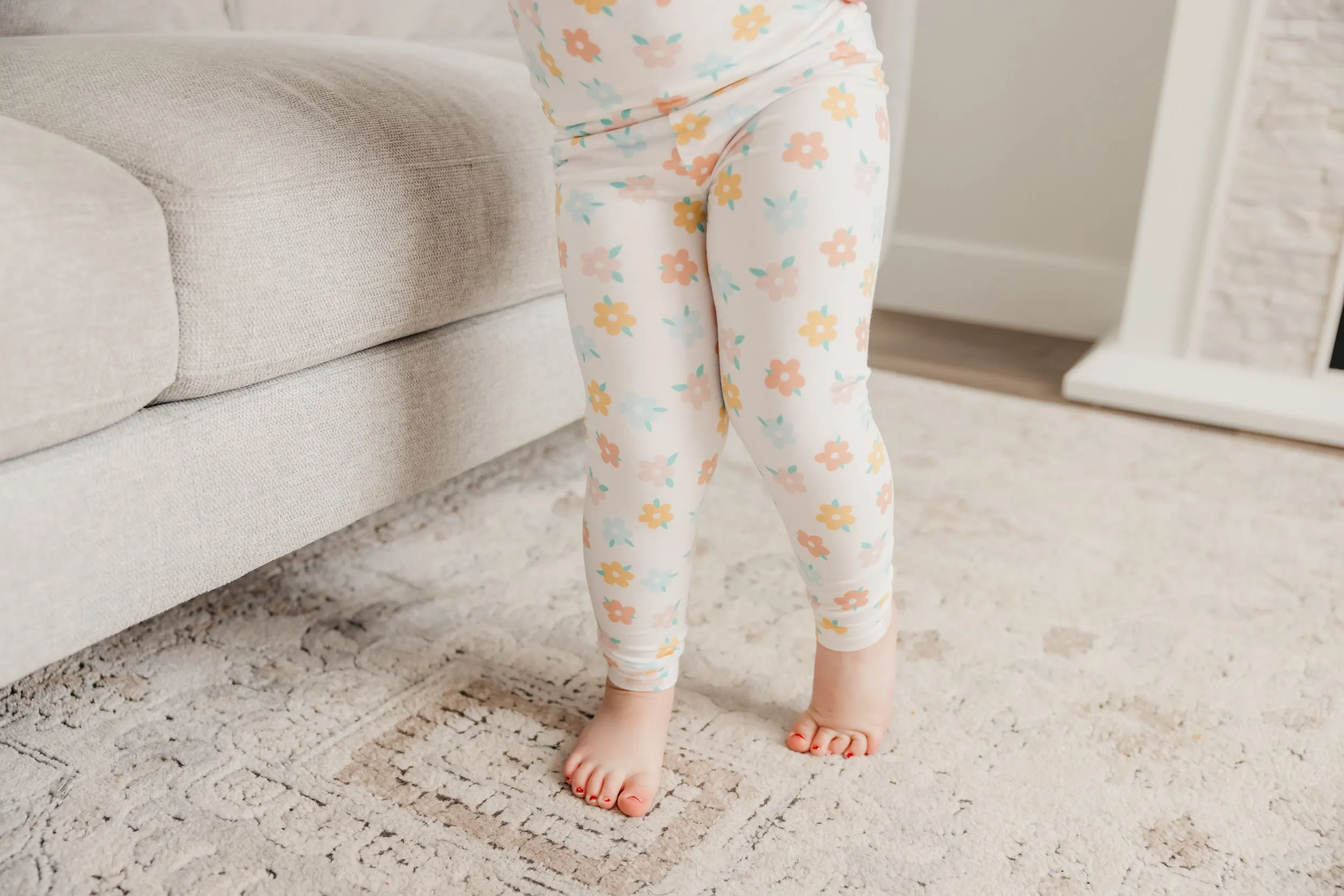 2pc Long Sleeve Pajama Set - Daisy