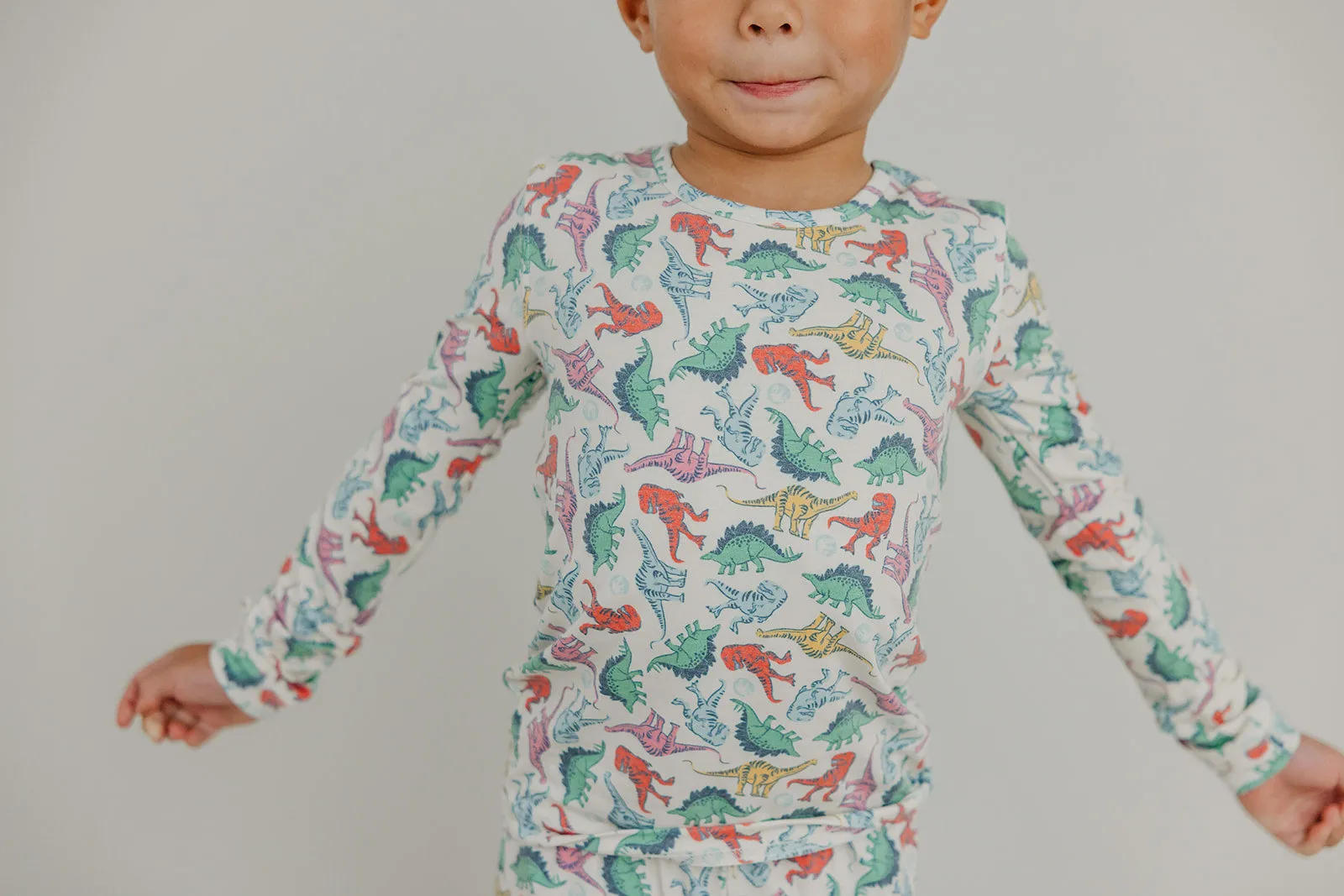 2pc Long Sleeve Pajama Set - Dinosaurs of Jurassic Park