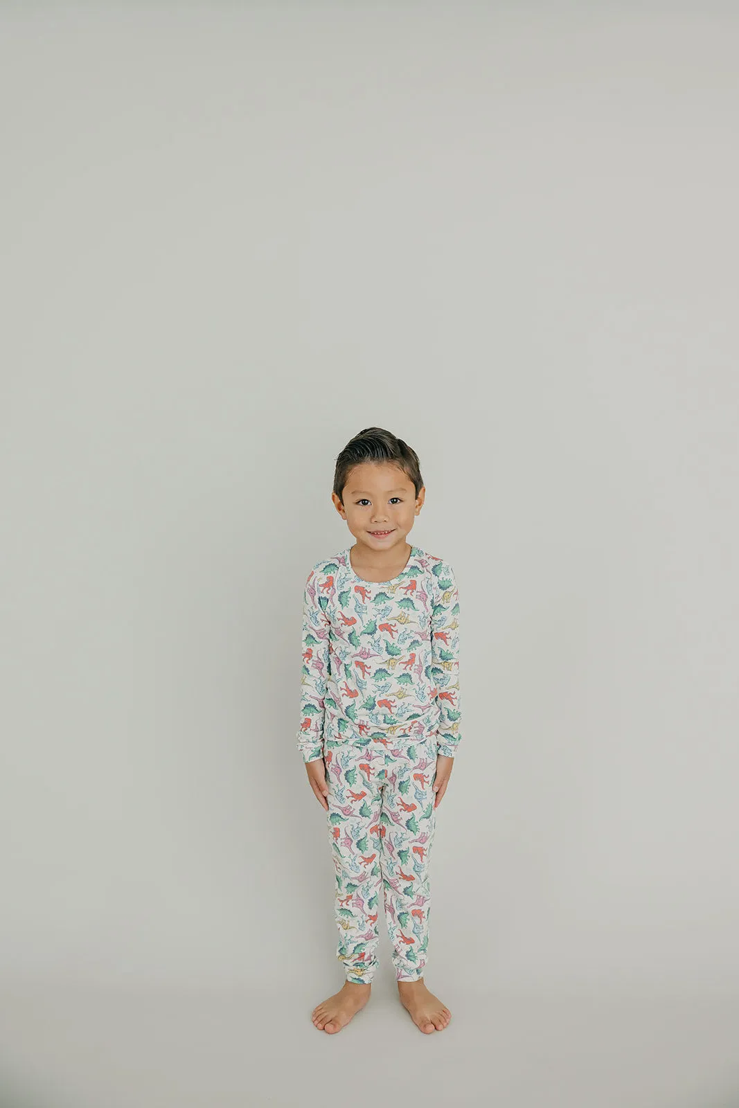 2pc Long Sleeve Pajama Set - Dinosaurs of Jurassic Park