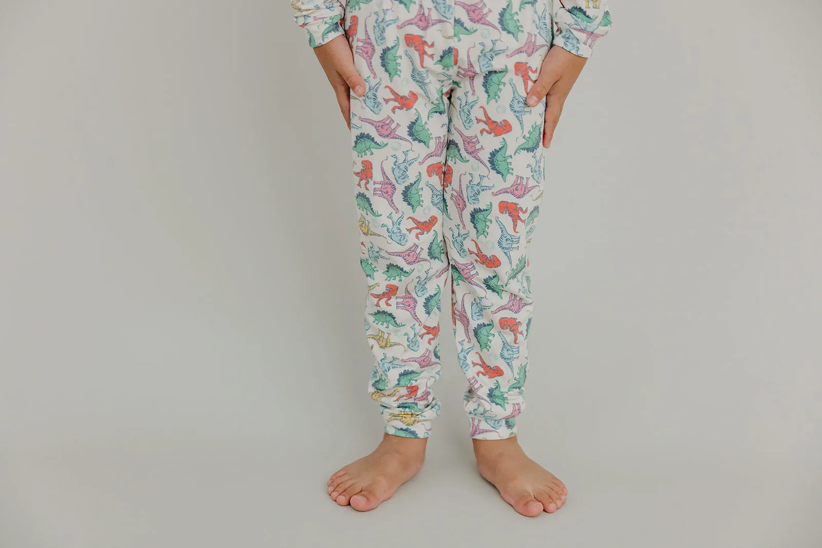 2pc Long Sleeve Pajama Set - Dinosaurs of Jurassic Park