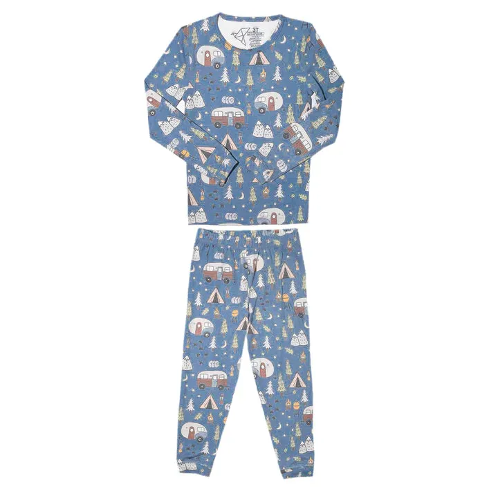 2pc Long Sleeve Pajama Set in Bridger by Copper Pearl