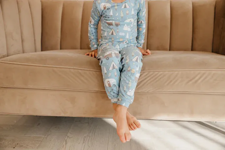 2pc Long Sleeve Pajama Set in Bridger by Copper Pearl
