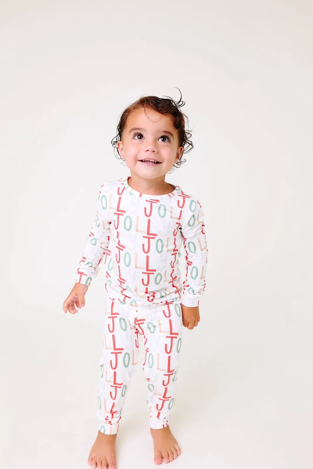 2pc Long Sleeve Pajama Set - Jolly by Copper Pearl