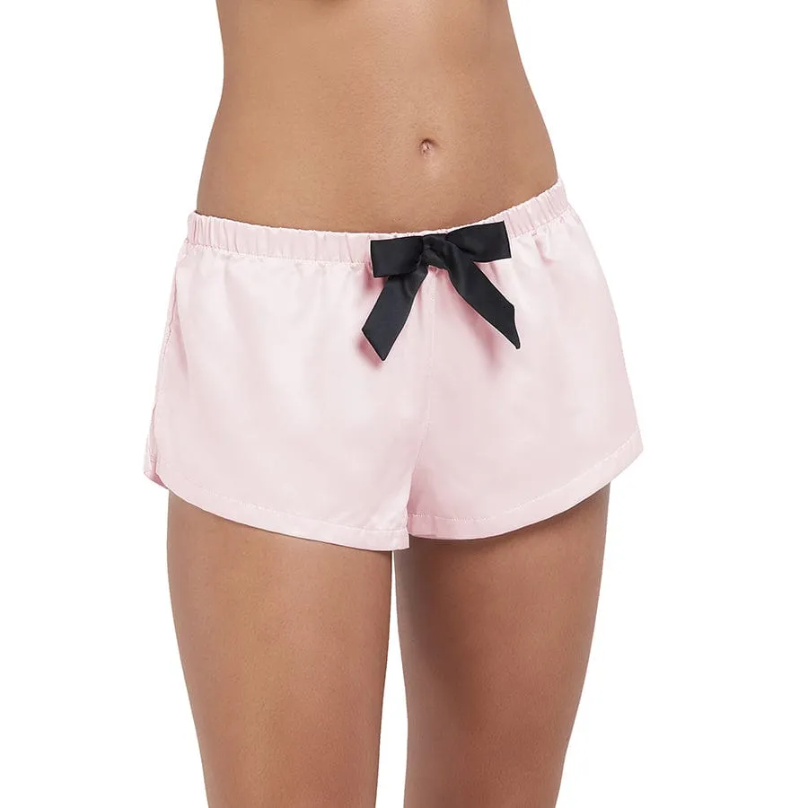 Abigail Shirt & Short PJ Set- Pink
