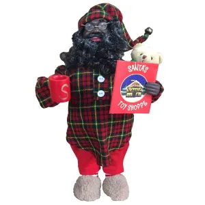 African American Pajama - 15" Claus