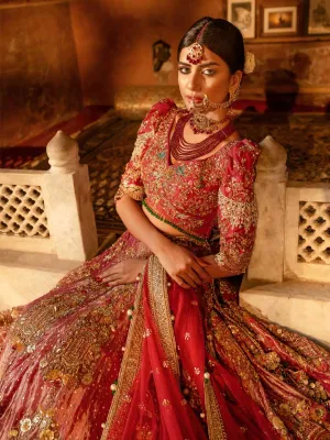 Asian Bridal Wear Pakistani Lehnga #C2052