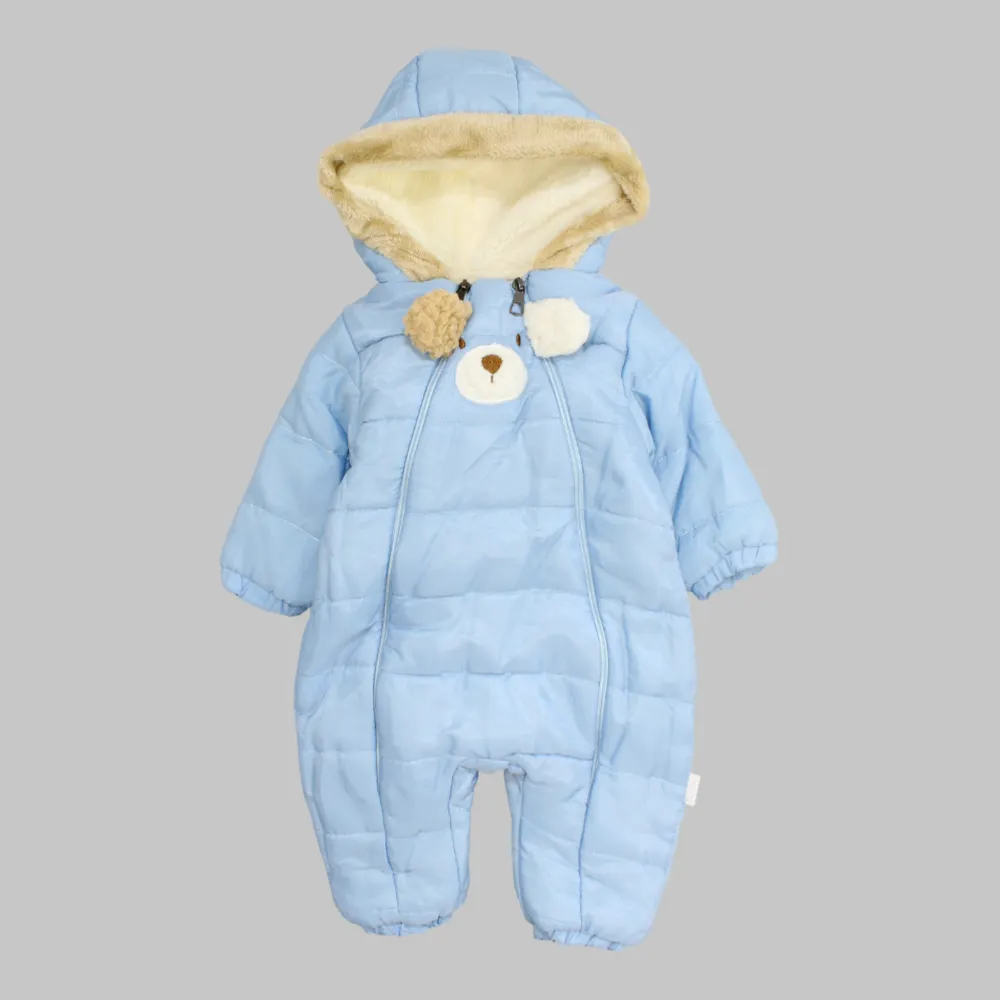 Beary Long-Sleeved Fleeced Overall