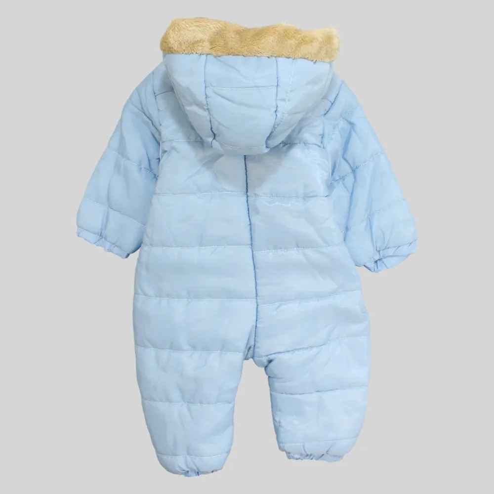 Beary Long-Sleeved Fleeced Overall