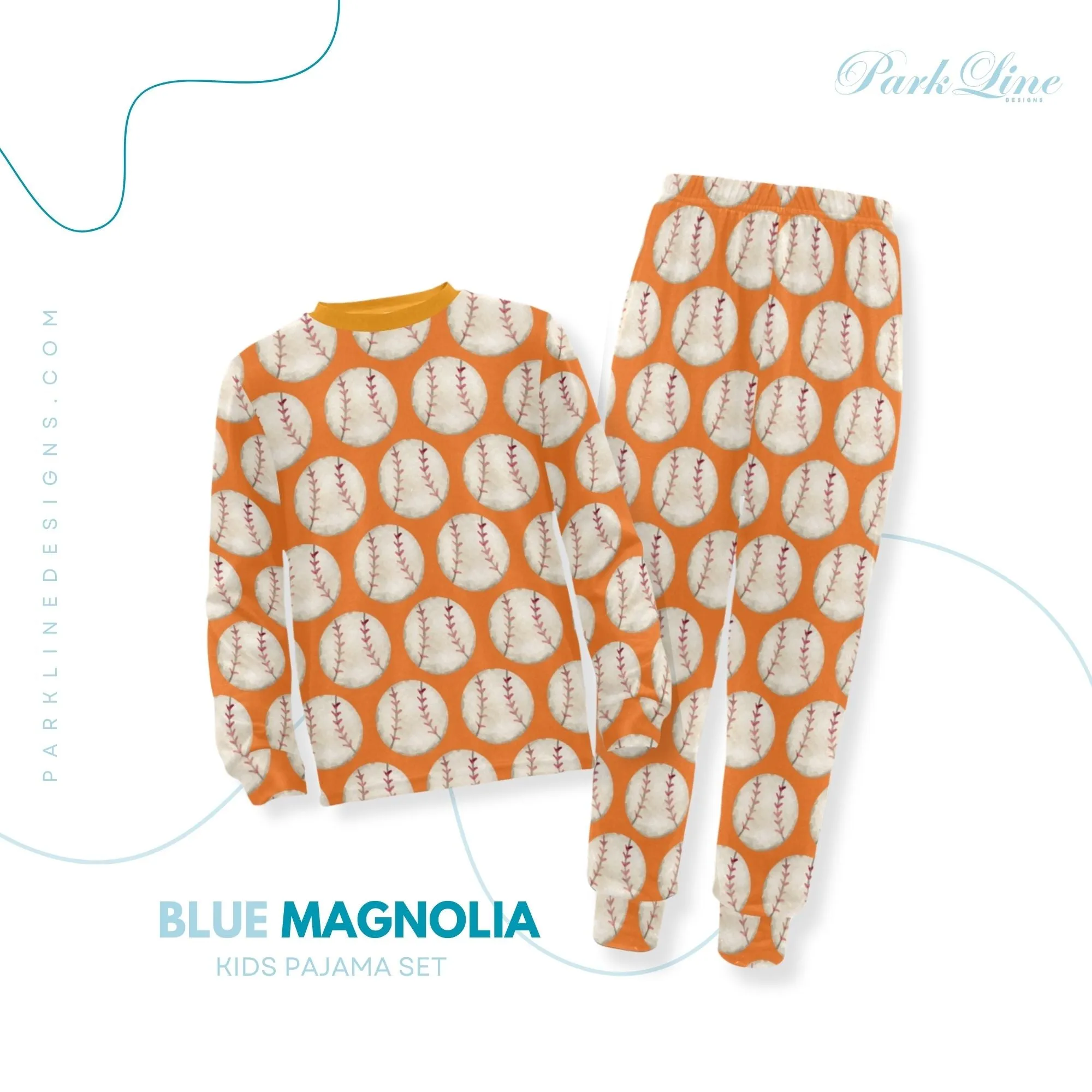 Blue Camo Boys' Pajama Set |  | Crew Neck Long Pajama Set | Soft Long Sleeve Sleepwear for Lounging and Relaxing