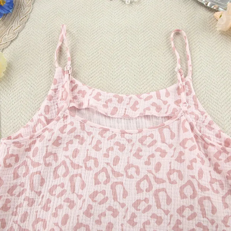 Breezy Cotton Sleeveless Pajama Set – Cute Sleepwear
