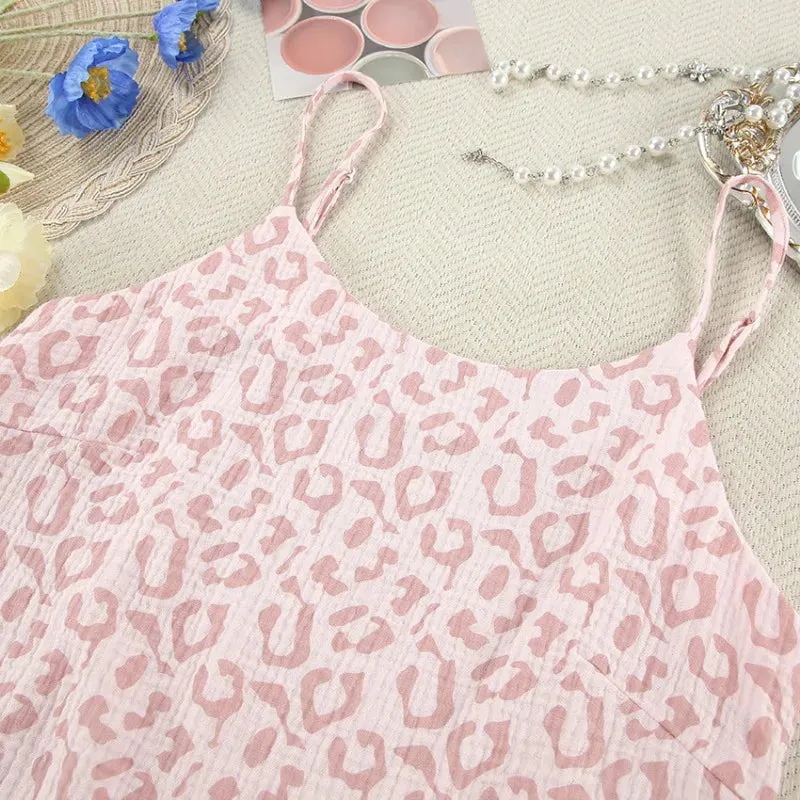 Breezy Cotton Sleeveless Pajama Set – Cute Sleepwear