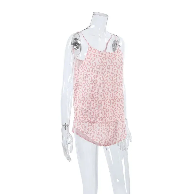 Breezy Cotton Sleeveless Pajama Set – Cute Sleepwear