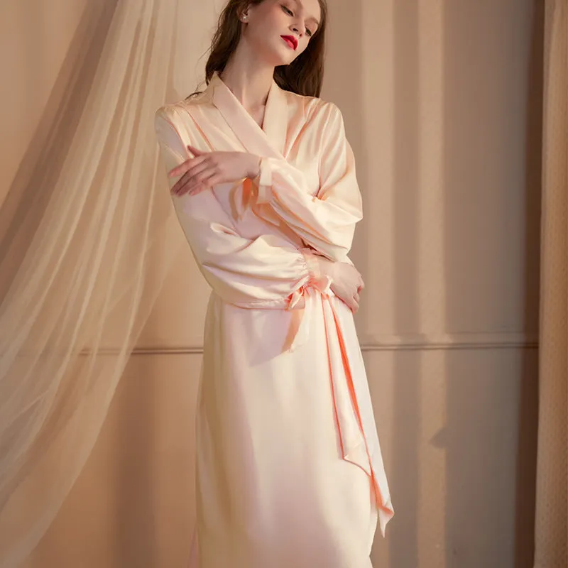 Bridal Wedding Satin Nightdress and Robe
