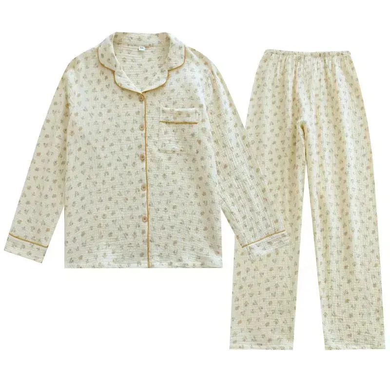 Cotton Floral Pajama Set