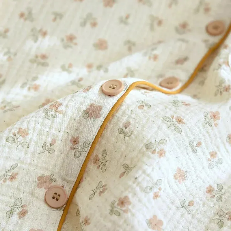 Cotton Floral Pajama Set