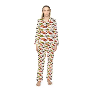 Customizable Luxury Satin Pajama Set for Women with Free Personalization
