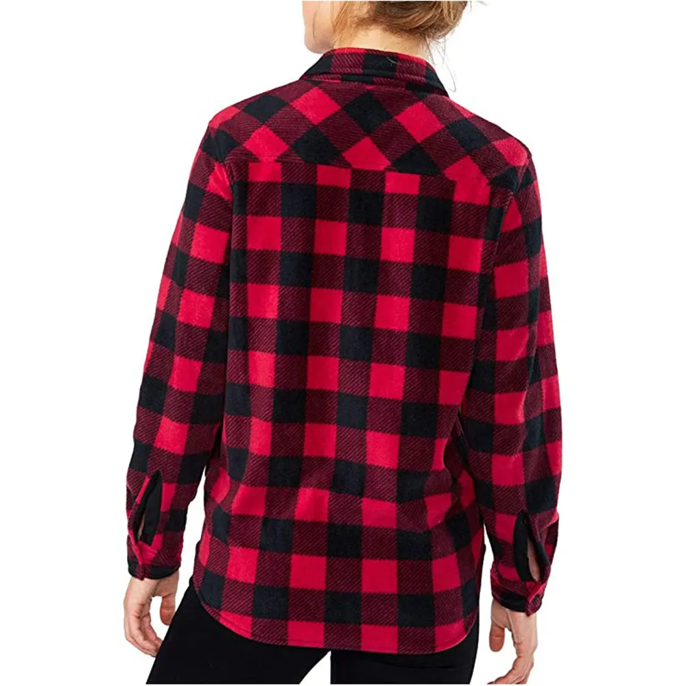 Dakine Womens Devon Flannel Chili Pepper Shirt - 10001939-CHILIPEPPER-M