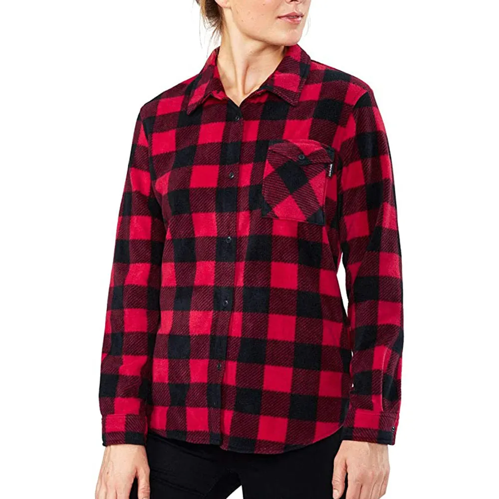Dakine Womens Devon Flannel Chili Pepper Shirt - 10001939-CHILIPEPPER-M