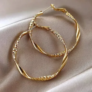 Delicate Silky Texture Design Women's Earrings