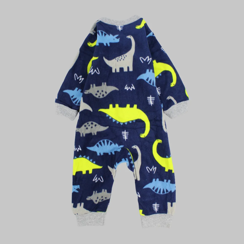 Dinos Long-Sleeved Footless Onesie