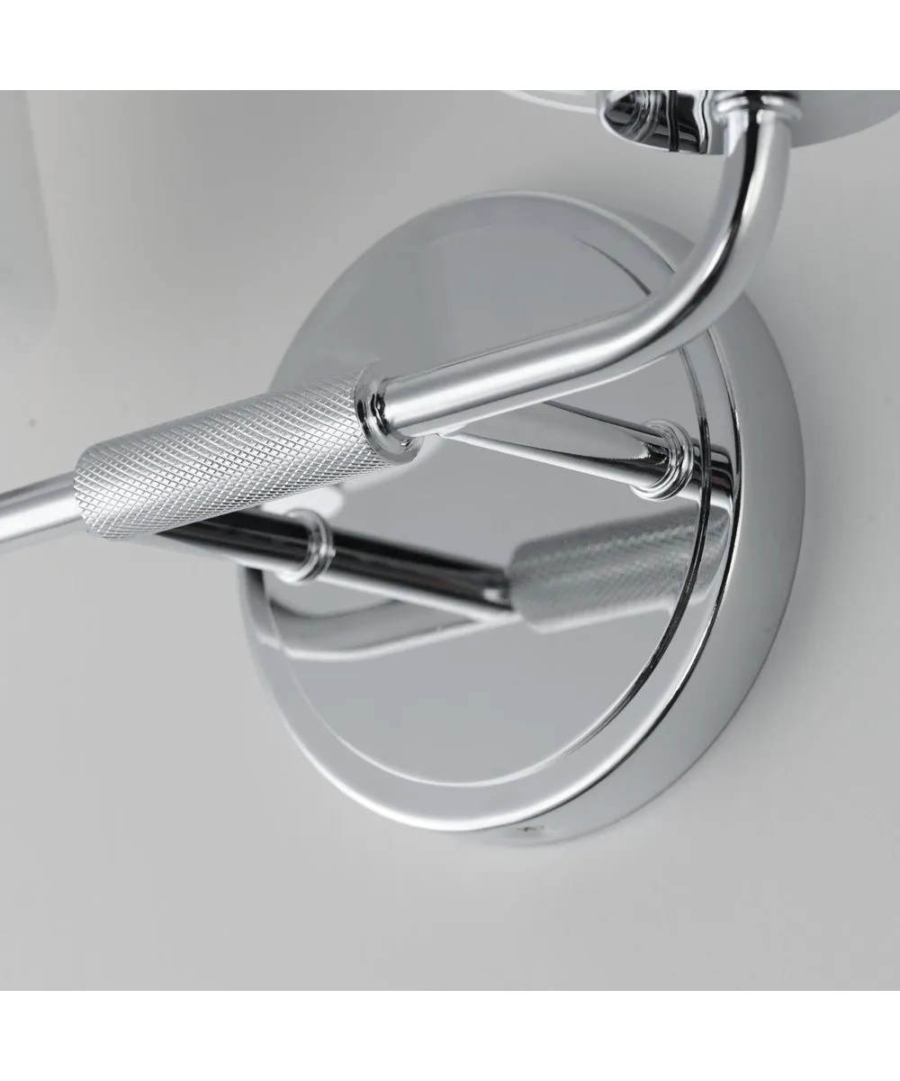 Durham 2-Light Sconce Polished Chrome