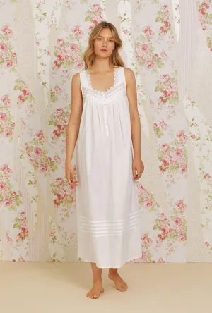 Eileen West Long Sleevess Lawn Gown