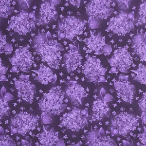 Elizabeth Flannel - Lilacs Lupine Yardage
