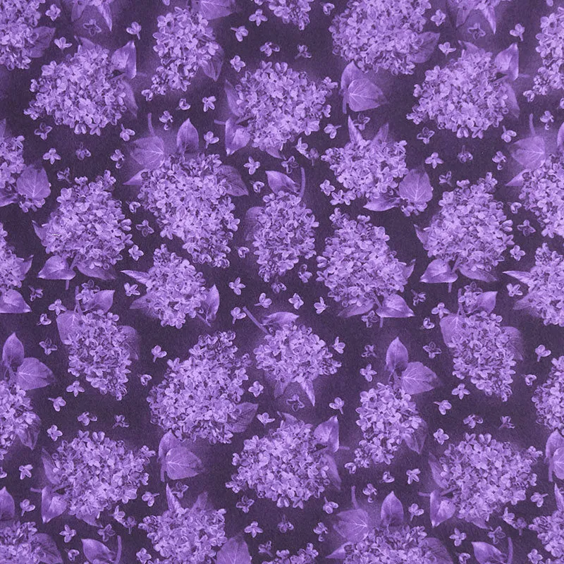 Elizabeth Flannel - Lilacs Lupine Yardage
