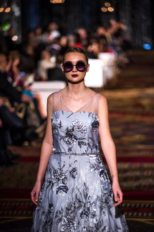 Floral printed Gown