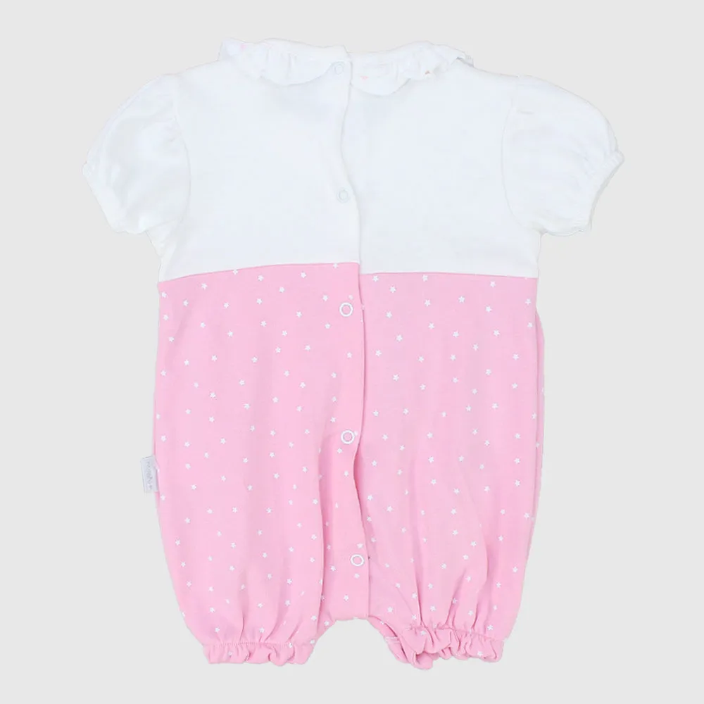 Flower Short-Sleeved Romper