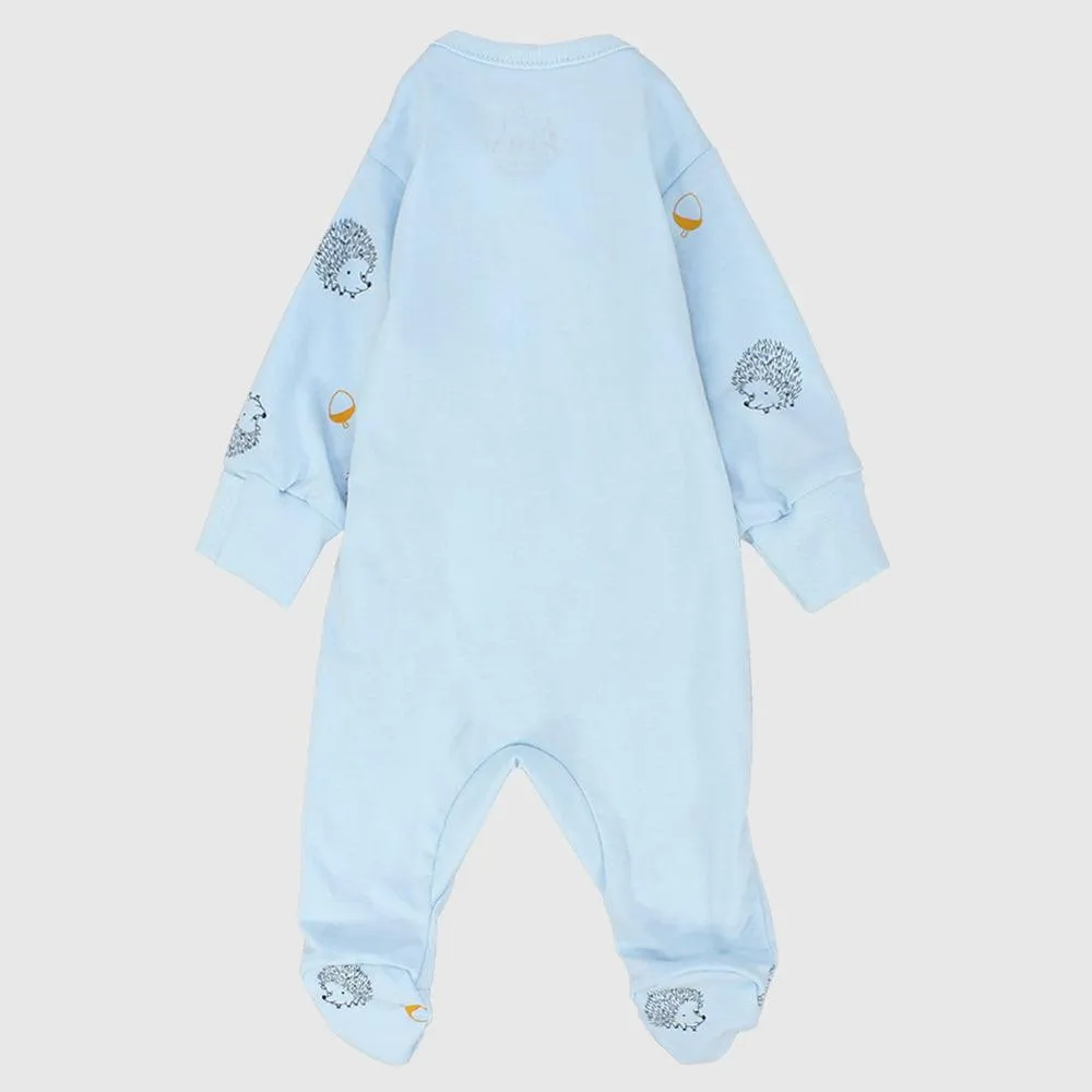 Friendly Hedgehog Long-Sleeved Baby Footie