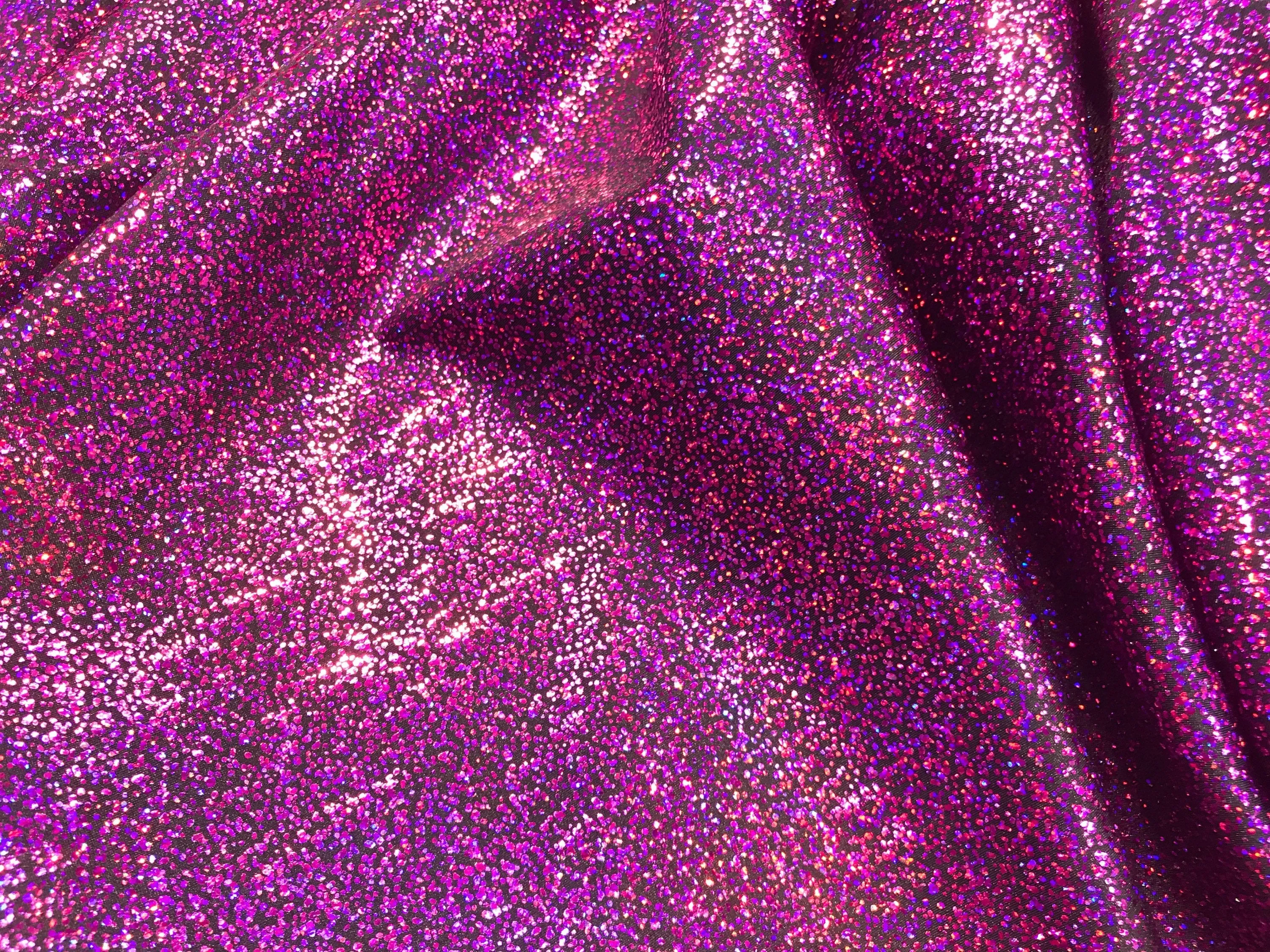 Fuchsia-black iridescent shattered glass design 4 way Stretch nylon spandex-leggings-baiting suits-apparel-fashion-sold by the yard.