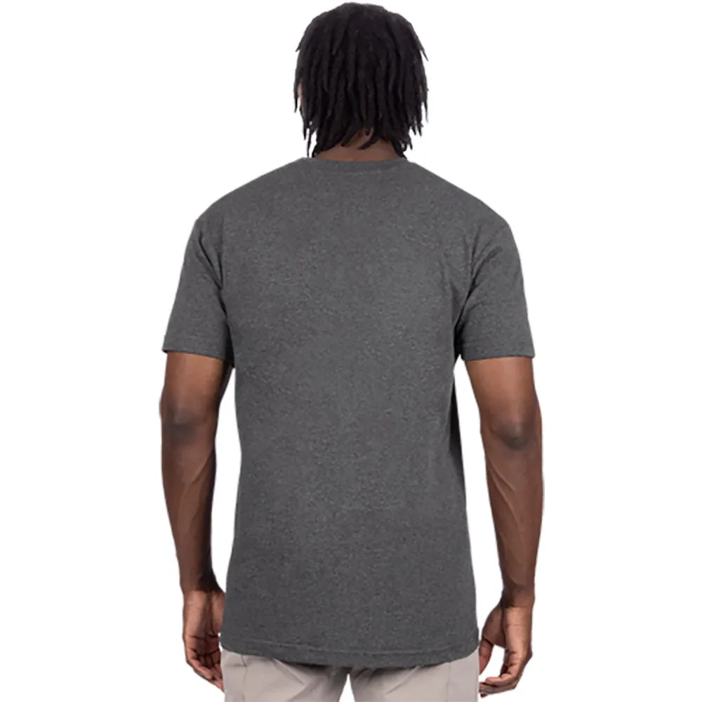 FXR Emblem Premium T-Shirt Char Heather/Black Grey