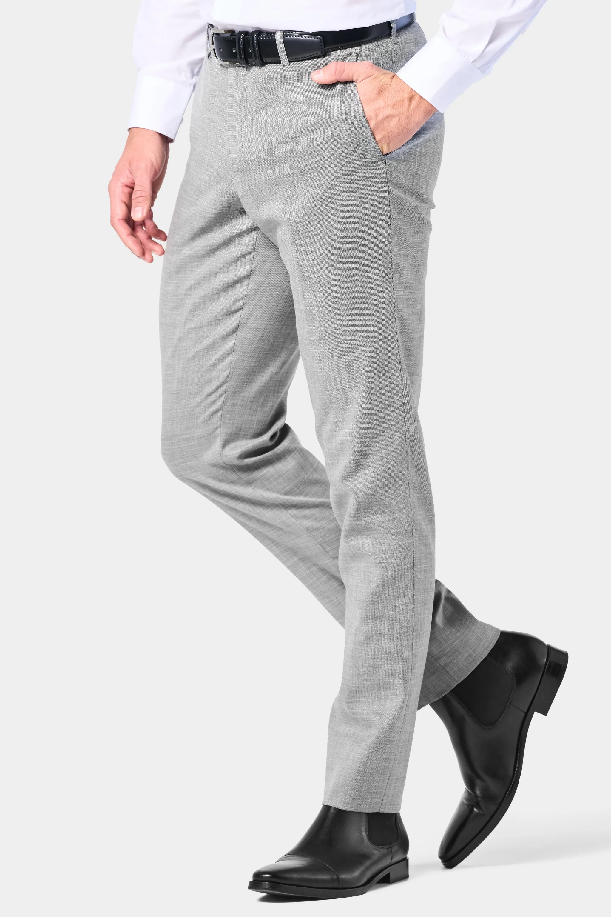 Gray Sharkskin 2 Button Suit