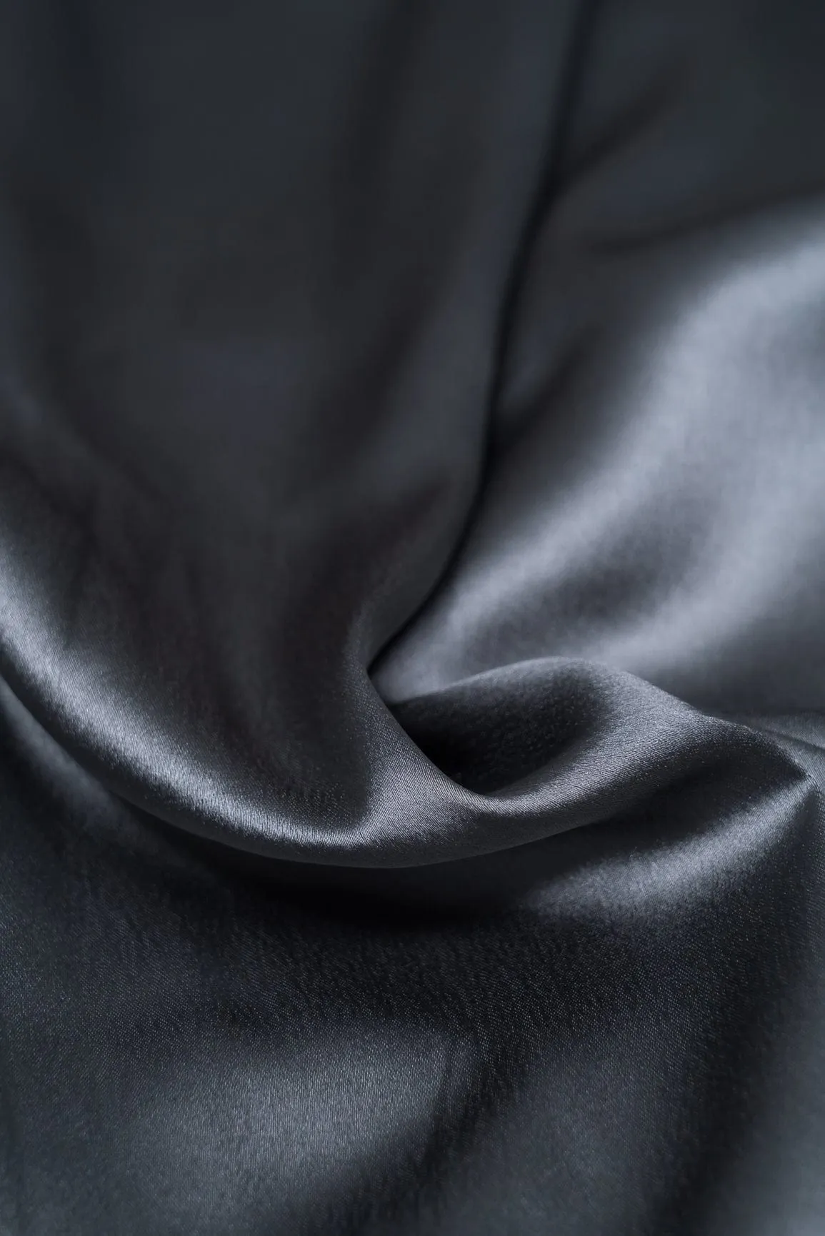 Grey Dyed Satin
