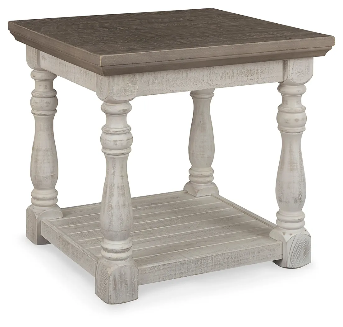 Havalance 2 End Tables in Gray/White