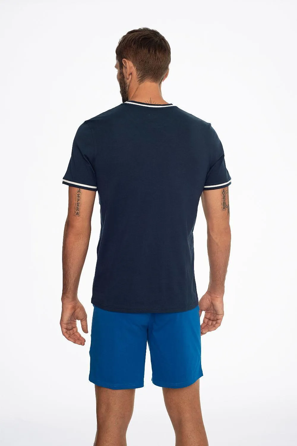 Henderson high quality cotton Short-sleeved shirt Pajamas