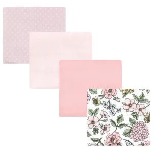 Hudson Baby Cotton Flannel Receiving Blankets, Vintage Blossom
