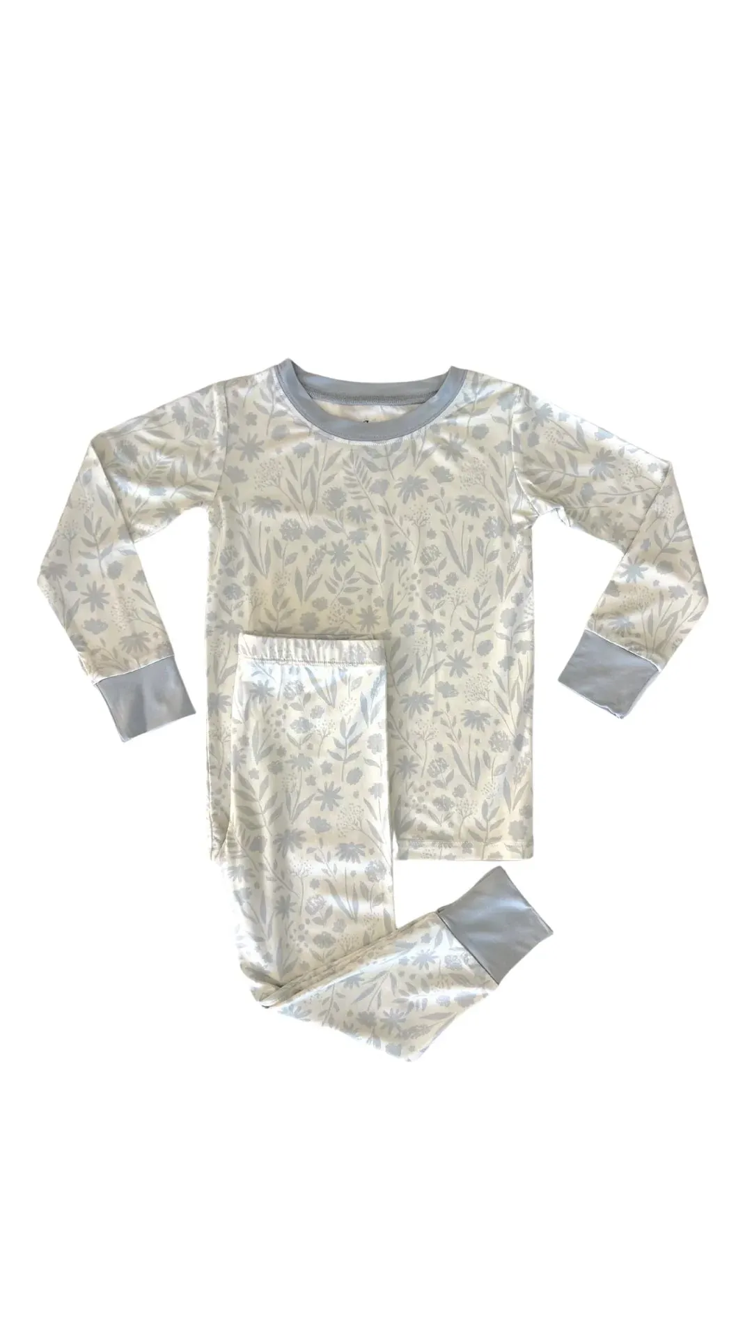 In My Jammers Mia Blue Floral L/S 2pc PJ Set