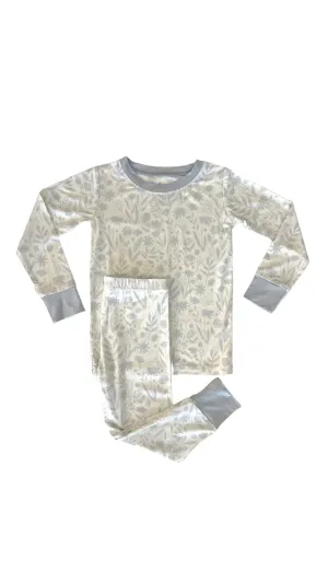 In My Jammers Mia Blue Floral L/S 2pc PJ Set
