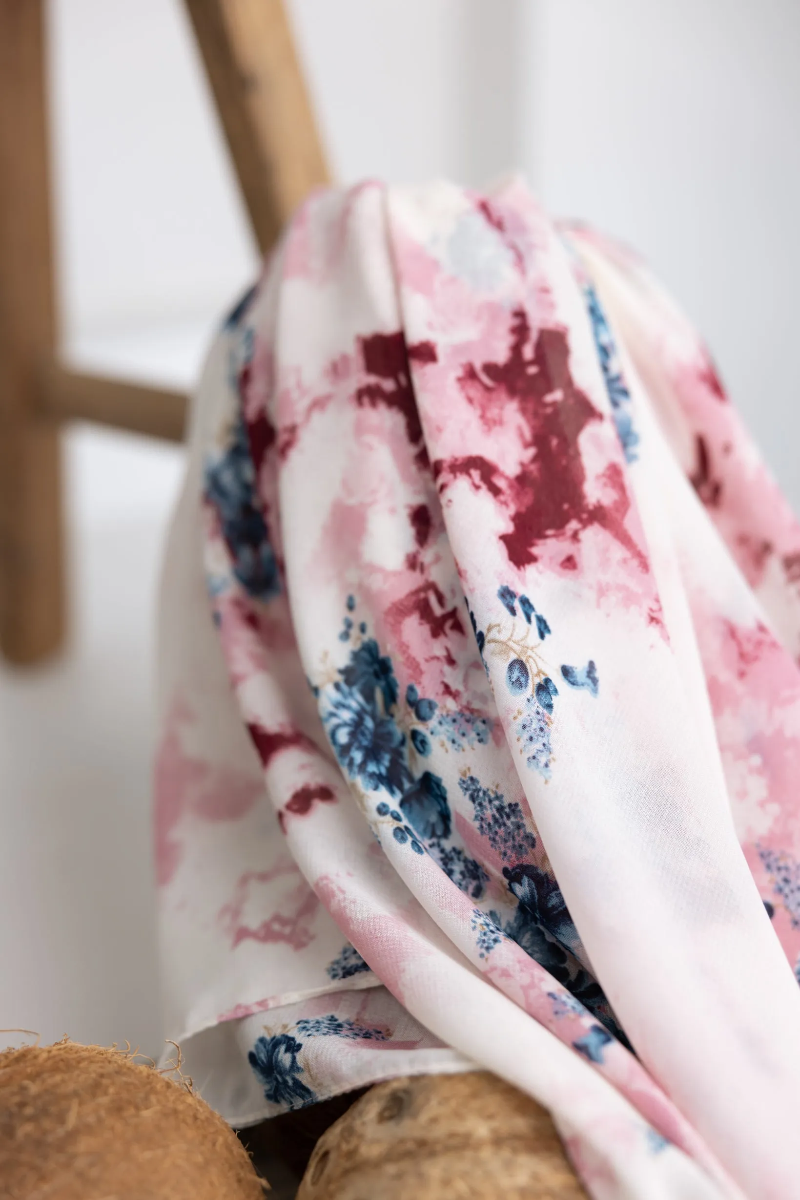 Ivy Square Print Shawl