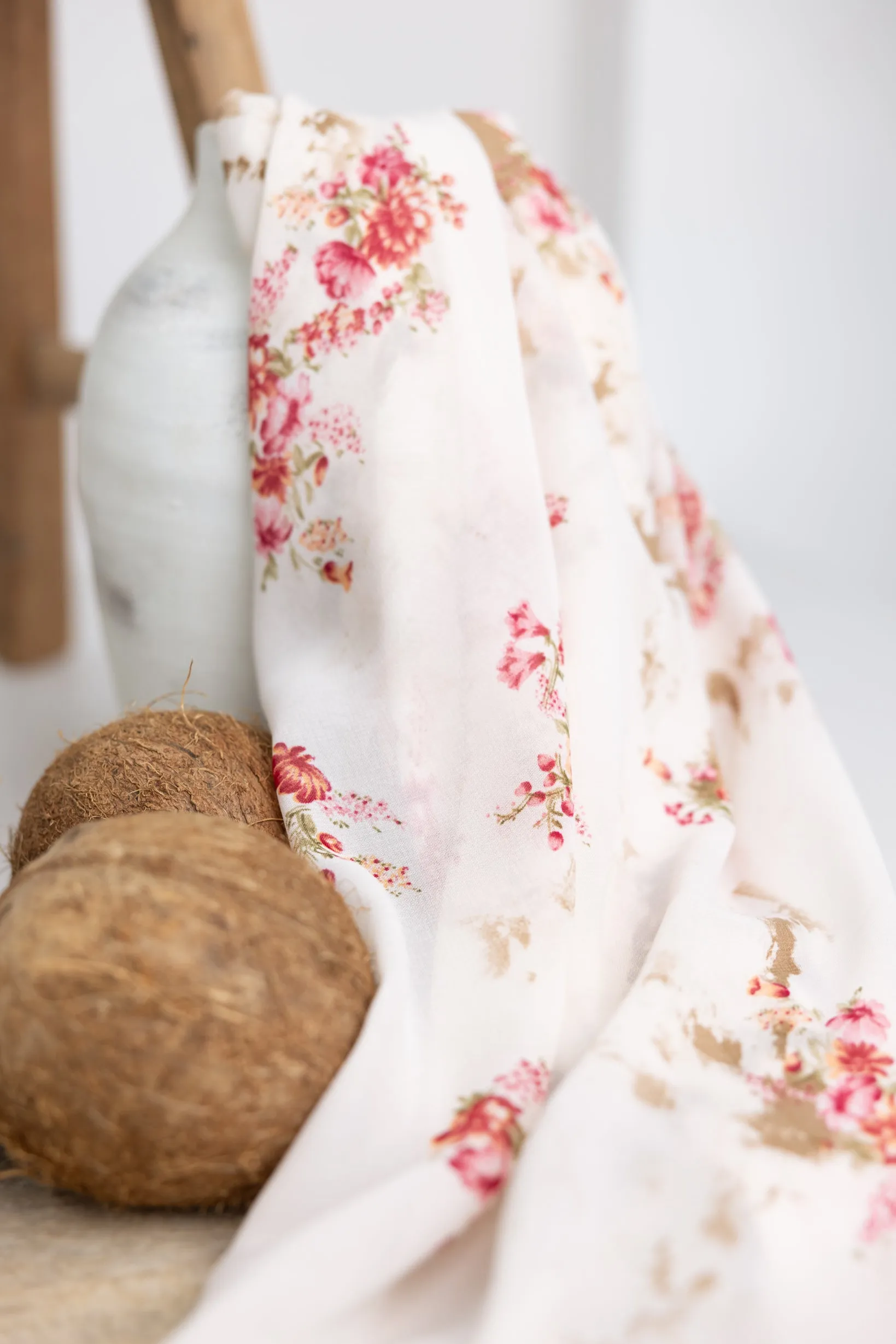 Ivy Square Print Shawl