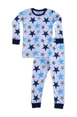 🎁Kids Pajamas - Blue Stars