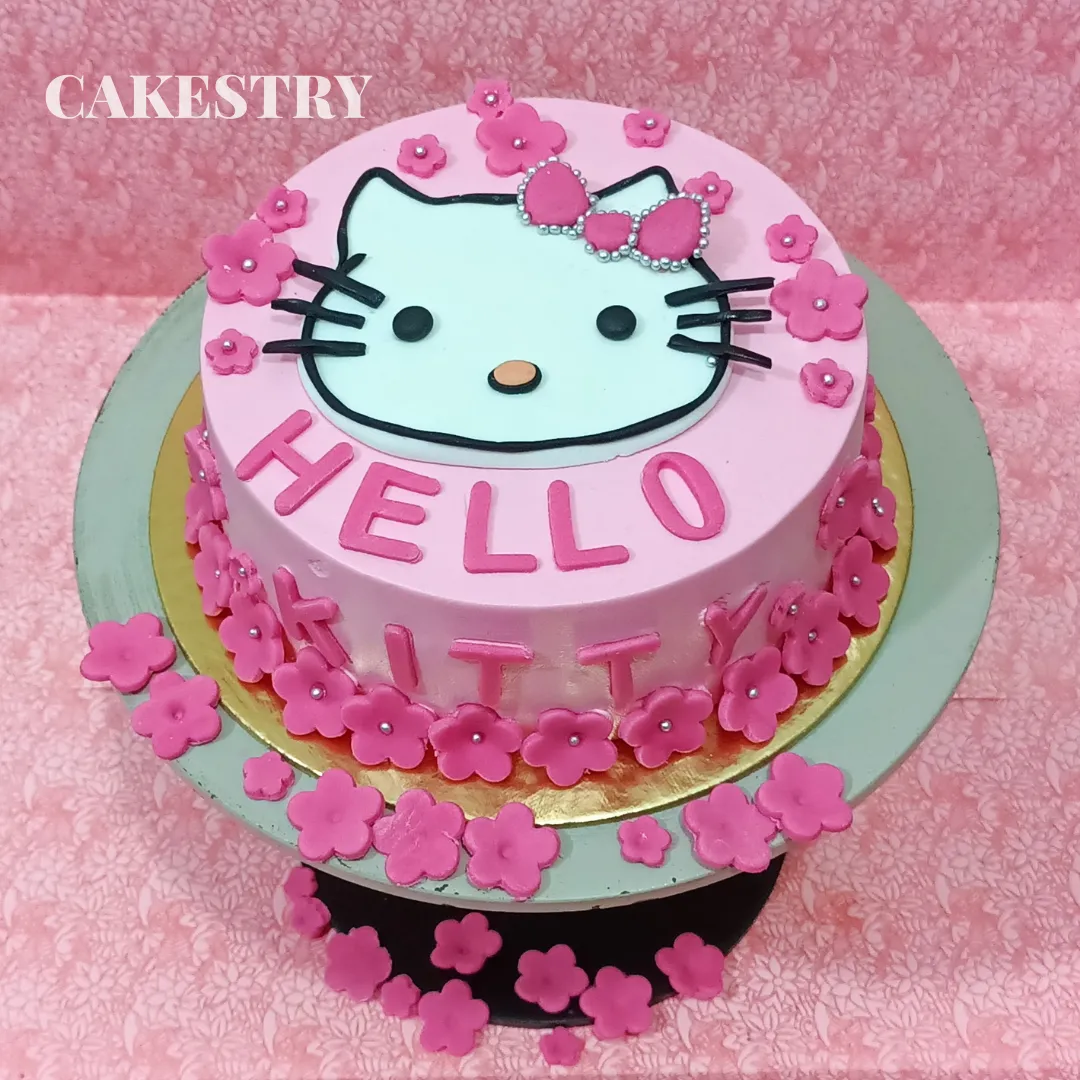 Kitty Theme 1kg Cake