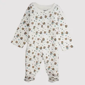 Little Bears Long-Sleeved Baby Footie