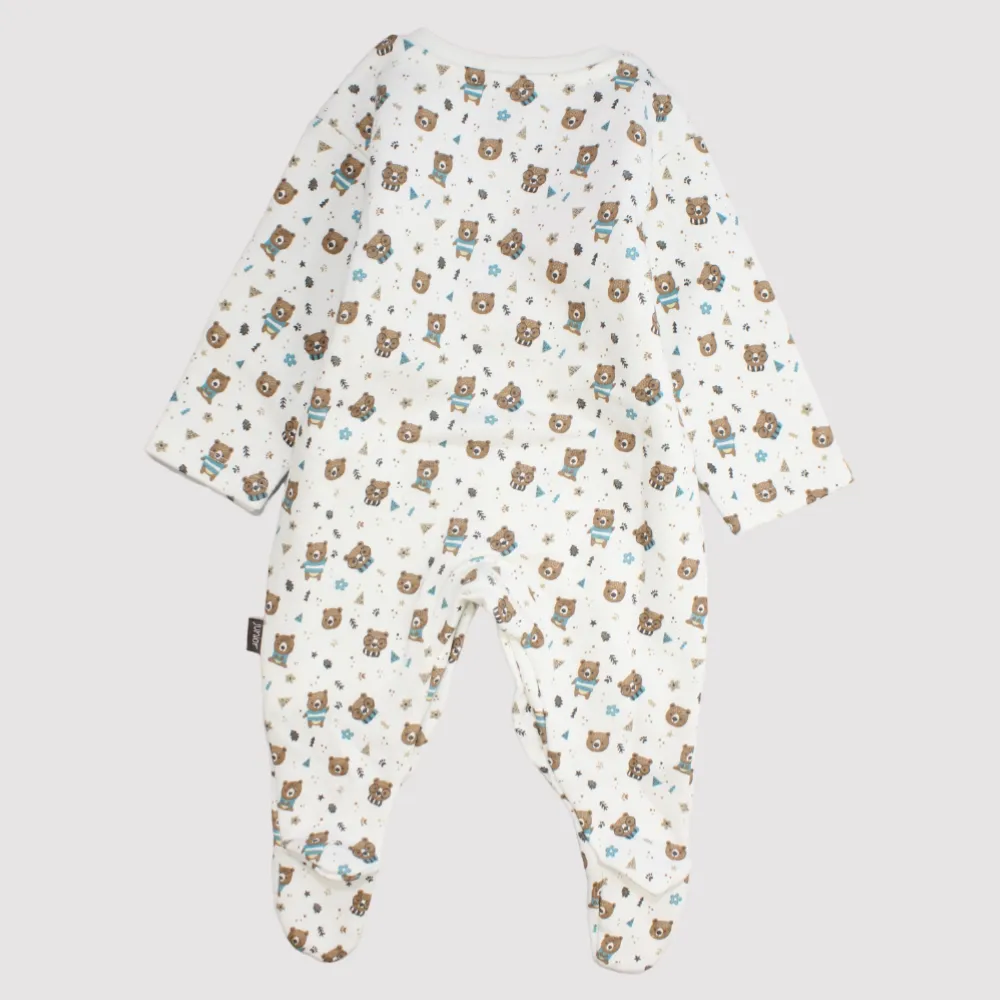 Little Bears Long-Sleeved Baby Footie