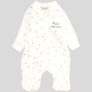Little Stars Long-Sleeved Baby Footie