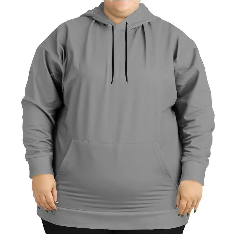 Medium Muted Gray Hoodie | Unisex | with PLUS sizes | C10M10Y10K45