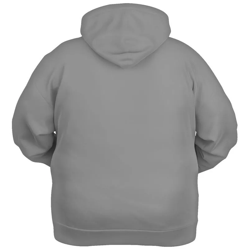 Medium Muted Gray Hoodie | Unisex | with PLUS sizes | C10M10Y10K45